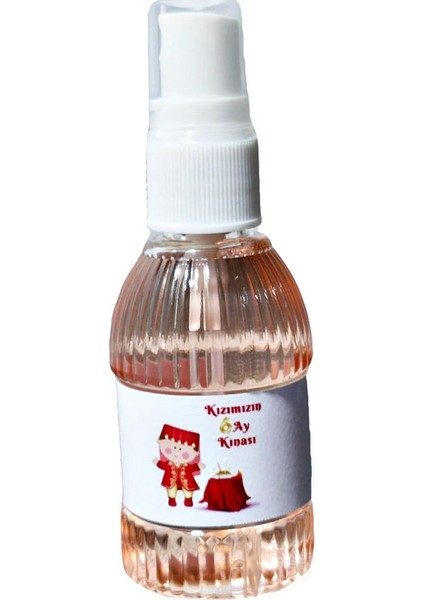 Sprey Kolonya 80 Derece Esanslı Altı Ay Kınası Temalı 8 Adet Gelecek