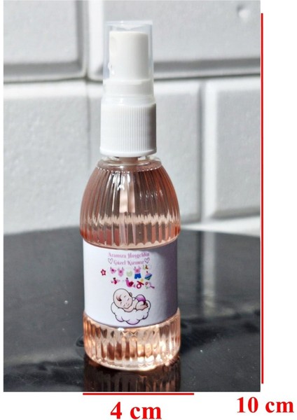 Sprey Kolonya 80 Derece Esanslı Aramıza Hoşgeldin Güzel Kızımız Modeli 8 Adet Gelecek fiyatları