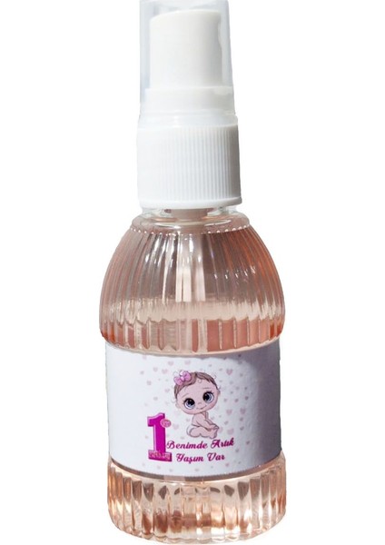 Sprey Kolonya 80 Derece Esanslı Bir Yaş Kız Çocuk Temalı Leylak Esanslı 8 Adet Gelecek