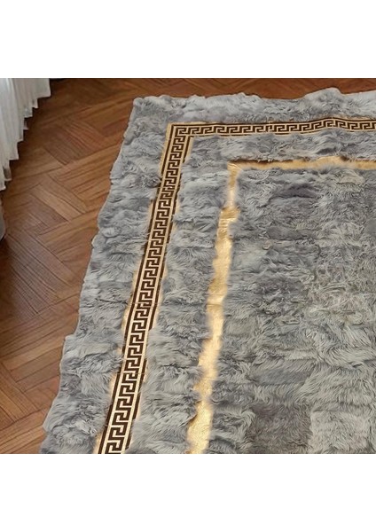 Gri Toskana Tarzı Halı, Özel Ölçü Dikdörtgen Halı, Şık ve Modern Tasarımlı Halı fiyatları
