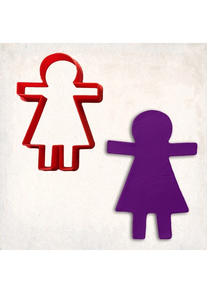 Kağıt Bebek Kurabiye Kalıbı Şekillendirici Kopat