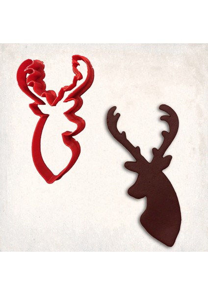 Geyik Kurabiye Kalıbı Şekillendirici Kopat