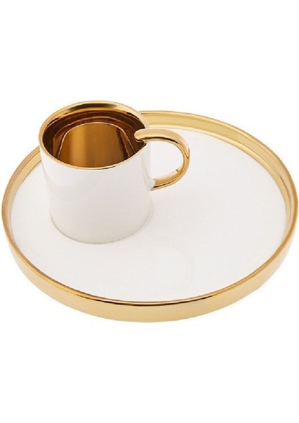 Beyaz 2 Kişilik Kahve Fincan Takımı 100 Ml, Şık ve Zarif Tasarım indirimleri