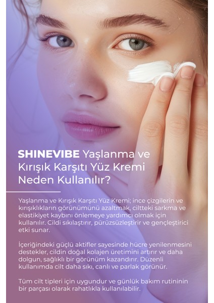 Yaşlanma Karşıtı Yüz Kremi 50 ml – Retinol & Kolajen ile Kırışıklık Azaltıcı modelleri