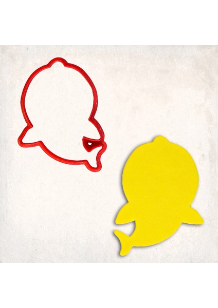 Pinkfong Baby Shark Kurabiye Kalıbı Şekillendirici Kopat