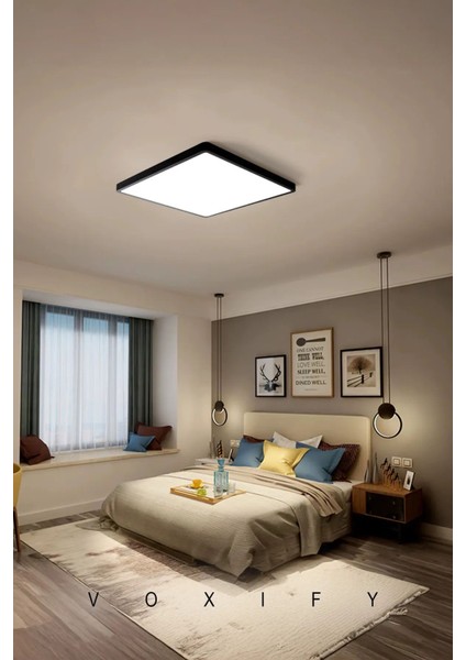 30X30 cm Siyah ve Beyaz LED Panel, Çok Amaçlı Işıklandırma Seti