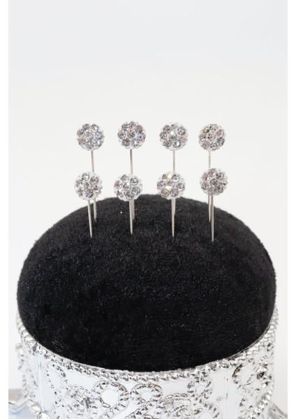 8li Taşlı Iğne. Eşarp Iğnesi. Şal Iğnesi. Türban Iğnesi. Başörtü Iğnesi. Eşarp ve Şal Iğnesi. fırsatları