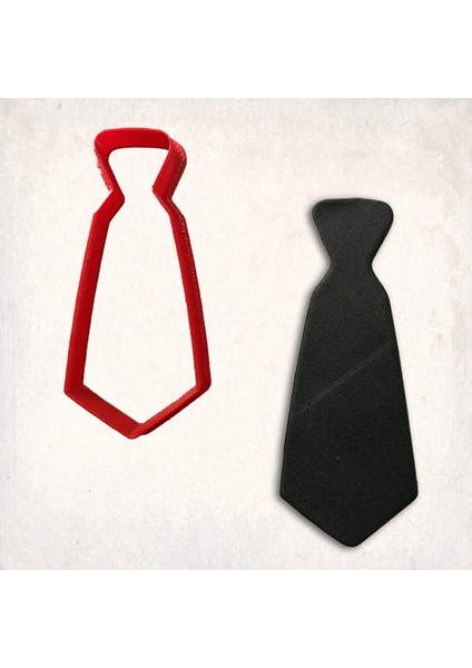 Kravat 2 Kurabiye Kalıbı Şekillendirici Kopat