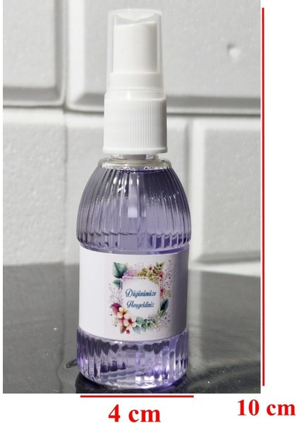 Sprey Kolonya 80 Derece Esanslı Düğün Temalı Lavanta Esanslı 8 Adet fiyatları