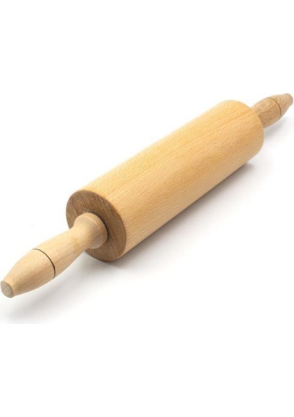 Dönerli Ahşap Merdane, 27 Cm, Dayanıklı ve Şık Mutfak Aksesuarı