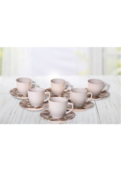 12 Parça Kahve Fincanı Seti, Şık ve Kullanışlı Kahve Fincanları Koleksiyonu