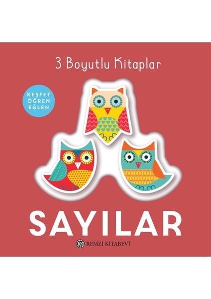 Sayılar-3 Boyutlu Kitaplar