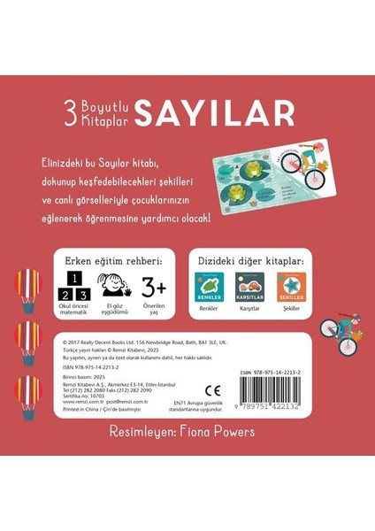 Sayılar-3 Boyutlu Kitaplar fiyatları