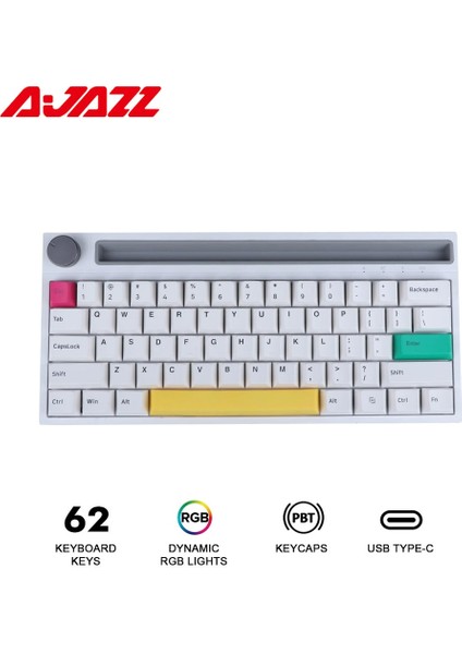 K620T Kablosuz Mekanik Klavye Hot Swap 62 Tuş Rgb, Ios/ Androıd/ Pc Uyumlu