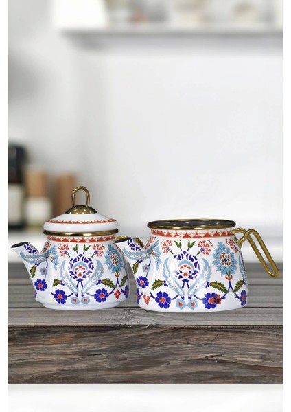 Renkli Mini Emaye Çaydanlık, Şık ve Hafif Tasarım fiyatları