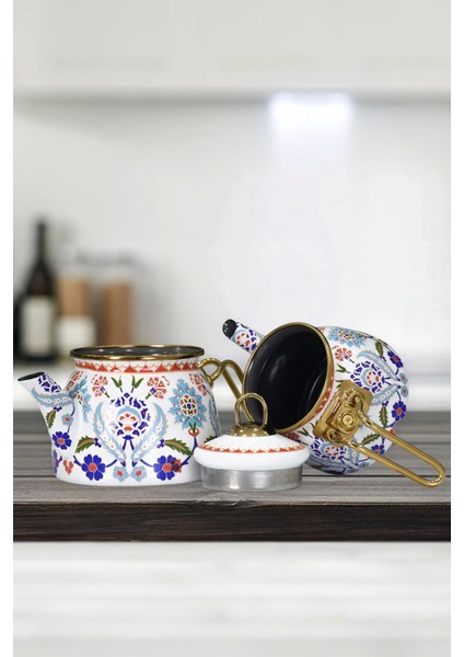 Renkli Mini Emaye Çaydanlık, Şık ve Hafif Tasarım fırsatları