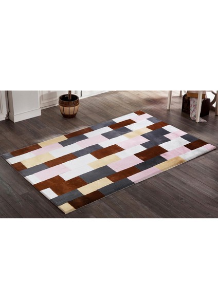 Modern Renkli Peluş Halı - Yumuşak Çocuk Odası Halısı fırsatları
