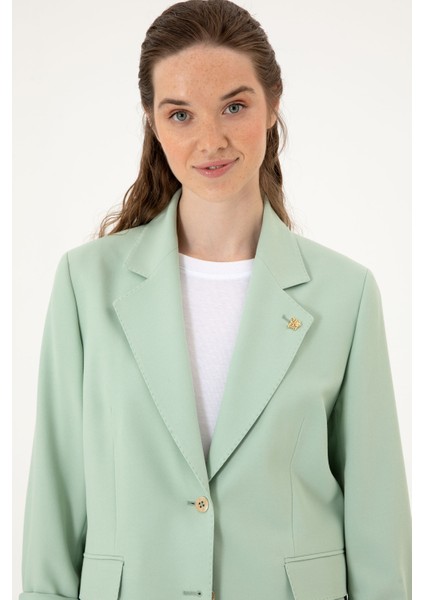 Kadın Su Yeşili Ceket 50301164-VR048 fiyatları