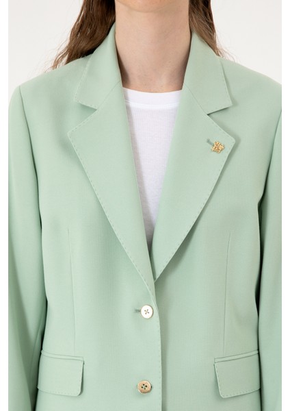 Kadın Su Yeşili Ceket 50301164-VR048