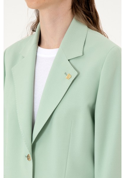 Kadın Su Yeşili Ceket 50301164-VR048