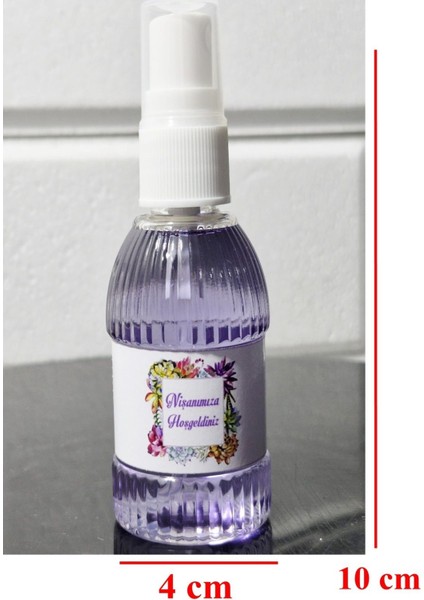 Sprey Kolonya 80 Derece Esanslı Nişanımıza Hoşgeldiniz Modeli 8 Adet fiyatları