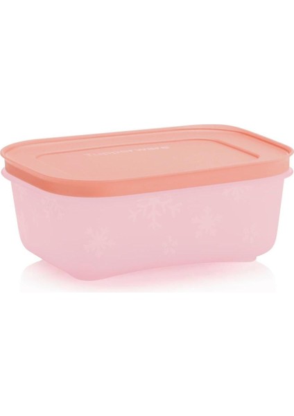 Pembe 450 ml Kısa Gövdeli Buzluk Saklama Kabı Tatlı Sabahlar