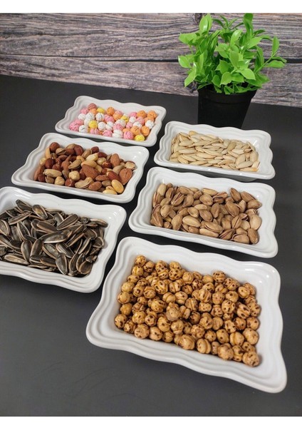 8'li Seramik Kahvaltılık ve Sunum Takımı, Beyaz indirimleri