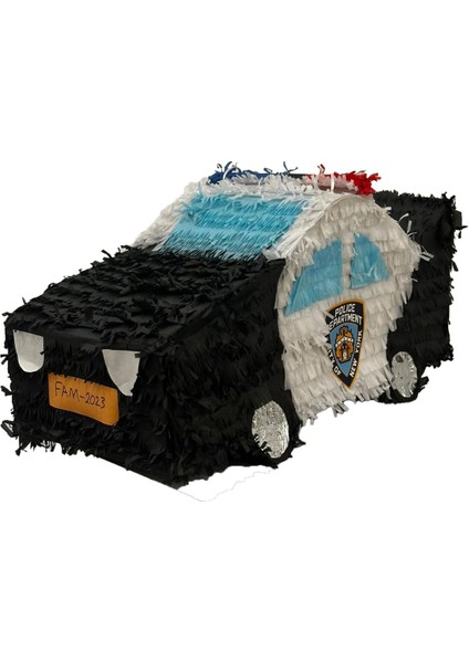Polis Arabası Şekilli Pinyata 52X20X24CM