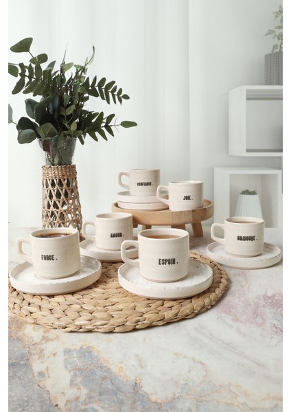 Çok Renkli 12 Parça Stackable Çay Takımı, 6 Kişilik, Şık ve Kullanışlı Set fiyatları