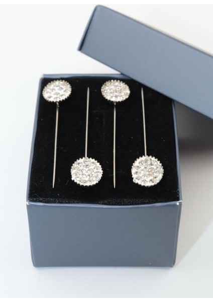 4lü Kristal Taşlı Beyaz Eşarp Iğnesi. Şal Iğnesi. Türban Iğnesi. Başörtü Iğnesi. Eşarp ve Şal Iğnesi indirimleri