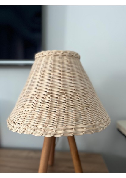 Rattan Abajur Başlığı