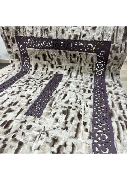 Toskana Patchwork Halı, Kaymaz Tabanlı Halı, Şık Salon ve Oturma Odası Halısı