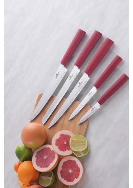 6 Parça Standlı Bıçak Seti, Şık ve Dayanıklı Mutfak Gereciği modelleri