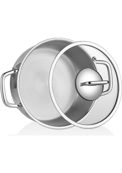 Vento Çelik 18 cm Derin Tencere, Dayanıklı ve Şık Mutfak Gereçleri modelleri