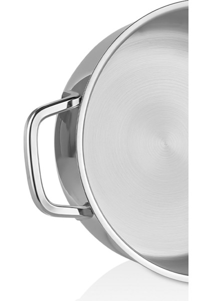 Vento Çelik 18 cm Derin Tencere, Dayanıklı ve Şık Mutfak Gereçleri