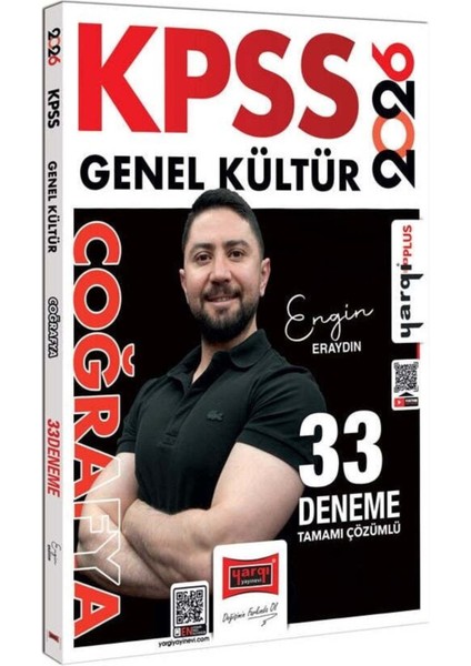 2026 Kpss Coğrafya 33 Deneme Çözümlü - Engin Eraydın Yargı Yayınları