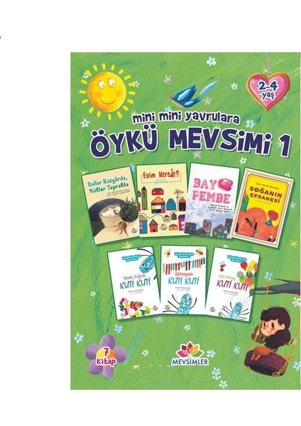 Okul Öncesi Mini Mini Yavrulara Öykü Mevsimi - 7 Kitap