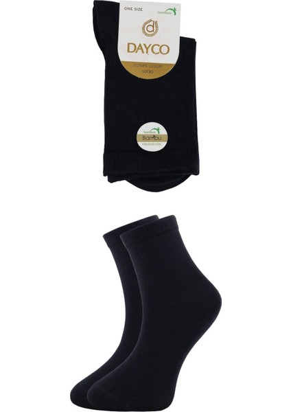 Dikişsiz Lacivert Renk Kadın Bambu Çorap 6'lı fiyatları