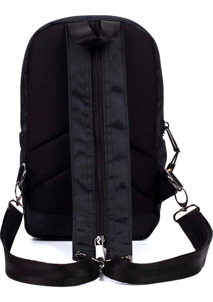 Erkek Kumaş Çapraz Göğüs ve Omuz Çantası NEW158 - Siyah - Sarı modelleri