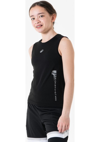 Tarmak Çocuk Kolsuz Basketbol Içliği - Siyah - Nba