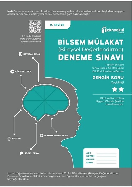 Bilsem Mülakat 5'li Deneme modelleri