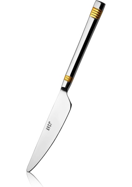 12'li Paslanmaz Çelik Yemek Bıçağı Seti, Dayanıklı ve Şık Tasarım