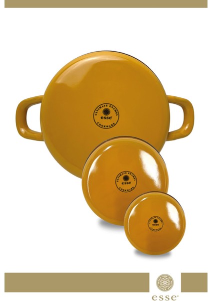 Sarı Emaye Sahan ve Çerezlik Seti, Şık ve Kullanışlı Mutfak Aksesuarları modelleri