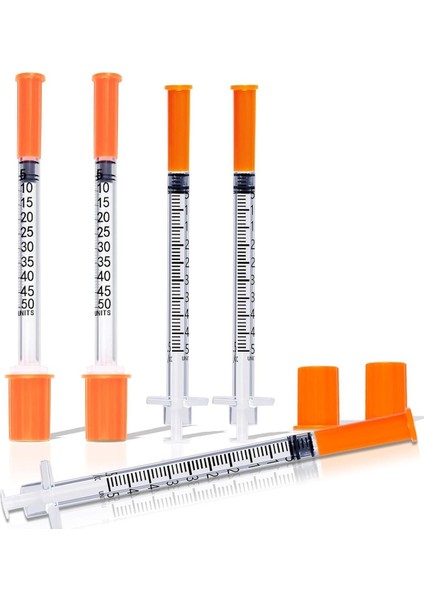 0.5 ml 0.5 cc İnce Enjektor İğnesi 100 Adet