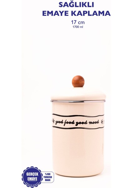 17CM Çok Amaçlı Dev Kavanoz, Şık ve Geniş Saklama Çözümü