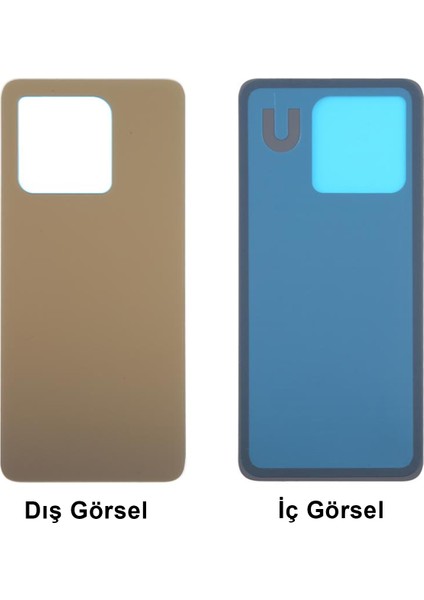 Xiaomi Mi 14T Uyumlu Batarya Kapağı (Gold) NT-114626