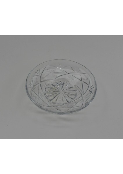 Beyaz Kristal Kesme Göz Desenli Çay Tabağı 6'lı Set fiyatları