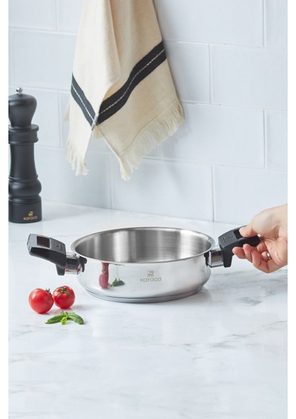 Indüksiyon Tabanlı Çelik Sahan, 20 Cm, 2,9 Lt, Dayanıklı ve Şık Mutfak Gereci modelleri