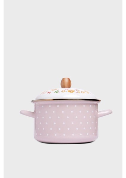 16 cm Emaye Tencere, Şık Pembe Renk, Mutfağınıza Renk Katacak Kullanışlı Tasarım fiyatları