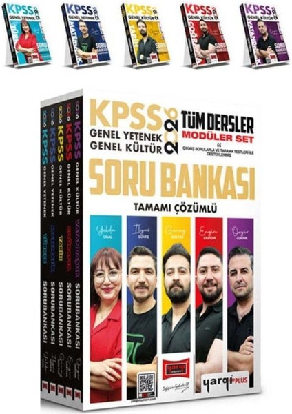 2026 Kpss Gy-Gk Tüm Dersler Tamamı Çözümlü Modüler Soru Bankası Seti
